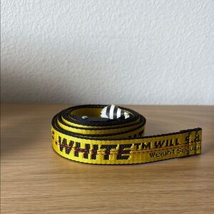 Off-White Yellow Industrial Belt